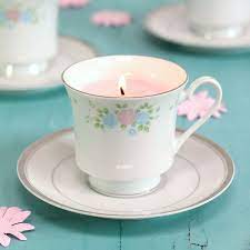 teacup candle